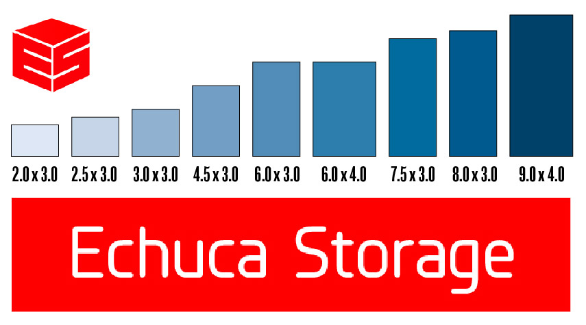 Echuca Storage sizes-01