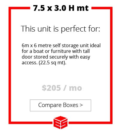 Echuca Storage Box 7.5 x 3.0 H 2022-01-01-01
